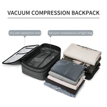 Load image into Gallery viewer, Expandable Travel Backpack with Vacuum Compression
